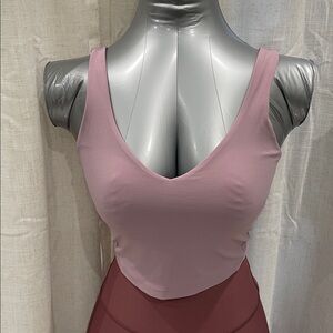 lululemon athletica Dusty Rose Scoop Neck Medium-Support Sports Bra